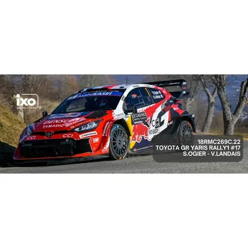 autíčko Toyota GR Yaris Rally1 - Rallye Monte Carlo 2026 #1 Ogier - Landais 1:18 IXO