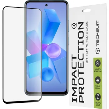 Techsuit - Tvrzené sklo 111D Full Cover / Full Glue Glass - Infinix Hot 40 - černý