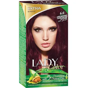 Barva na vlasy Barva na vlasy LADY in Color, 6.6 Tmavá mahagonová