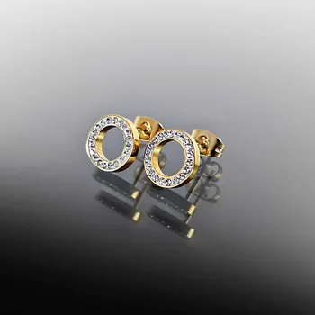 Náušnice Ocelové náušnice zabalené v dárkové krabičce č. 1099