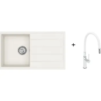 Nerezový dřez Swiss aqua technologies Dřez SAT bílá SETSATSINK6