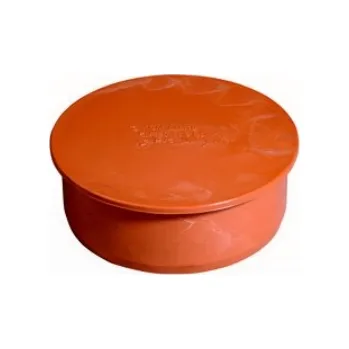 Kanalizační potrubí KG KGM hrdlová zátka DN250, PVC, oranžová