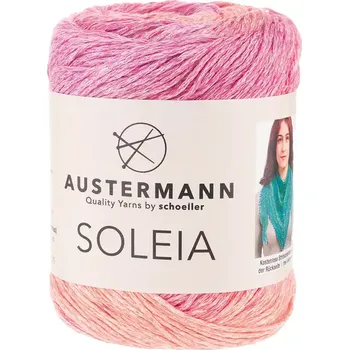 Příze Austermann Soleia 2 (Přírodní letní příze Soleia pink)
