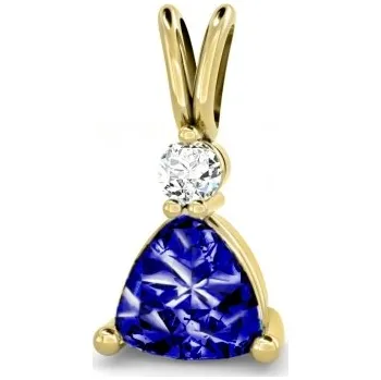 Přívěsek Couple, Originální přívěsek Karin, žluté zlato se zirkony, 585-66-2-0248.0Z00.0.00.102.26