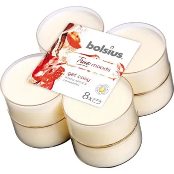 Svíčka Bolsius Aromatic 2.0 Vonné čajové svíčky Maxi 8ks, Get cosy