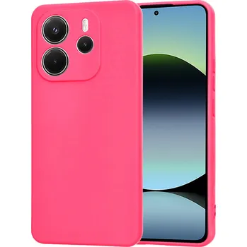 Pouzdro na mobilní telefon Techsuit SoftFlex pro Xiaomi Redmi Note 14 4G Standard růžová