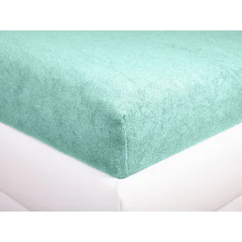 Prostěradlo Aaryans Froté prostěradlo Mátové Gramáž: 190 g/m2, Rozměry: 180 x 200 cm