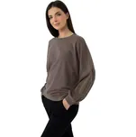 Dámská mikina VOLCANO-B-SEPIA-BROWN Hnědá S