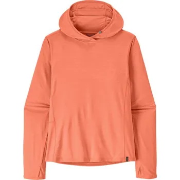 Dámské tričko Patagonia Sun Hoodie Cap Cool Sun Hoody dámská Velikost: XS / Barva (vzor): mellow melon: peach sherbet x-dye