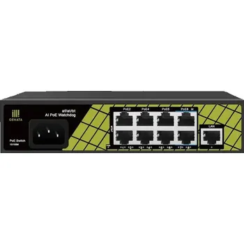 Switch Conexpro Switch GNT-P9109EA 1x LAN, 8x LAN s PoE, 120W [52710209]