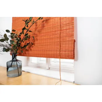 Roleta Vingo Bambusová římská roleta oranžová - 2. jakost Šířka rolety: 80 cm, Rozvin rolety: 200 cm