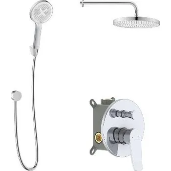 Sprchový set kielle Nefia - Sprchový set s baterií pod omítku, pro 2 spotřebiče, s příslušenstvím EcoSpare a tělesem, chrom 20627SP110