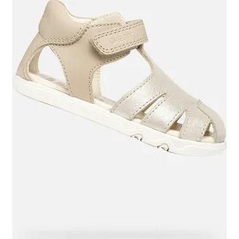 Dívčí tenisky Geox Dívčí Béžové dívčí barefoot sandály Geox Sandal Steppieup Béžová 24 (3007891)