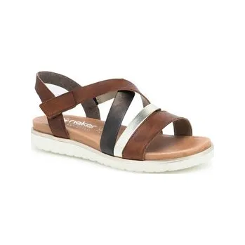 Dámská obuv Sandály Rieker V5073-24 Hnědá 37