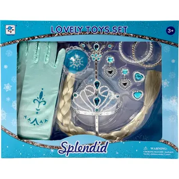 Karnevalový doplněk Mac Toys Plejo Šperky pro princeznu s dlouhým copem