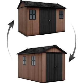 Zahrada Zahradní domek Keter Newton Plus wide 11x7,5 hnědý, s podlahou