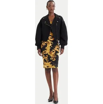 Versace Jeans Couture Bunda pro přechodné období 80HAS410 N0432 Černá Loose Fit 42