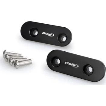 Zrcátko pro motocykl Mirrors caps PUIG 21562N černý pro BMW S 1000 RR