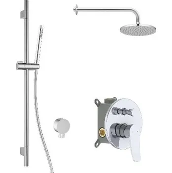 Sprchový set kielle Nefia - Sprchový set s baterií pod omítku, pro 2 spotřebiče, s příslušenstvím EcoSpare a tělesem, chrom 20627SP80