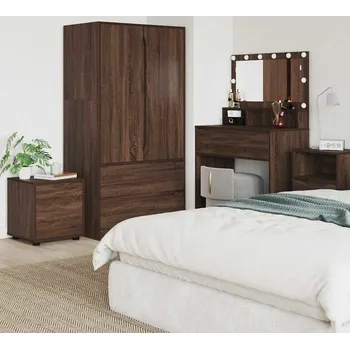 Policová skříň vidaXL Koupelnová skříň Hnědý dub 40,5 x 40 x 44 cm kompozitní dřevo [888954]