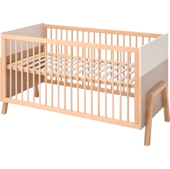 přebalovací pult a komoda Dětská postýlka Sára - Kašmír / masivní buk Kod: SARA-1