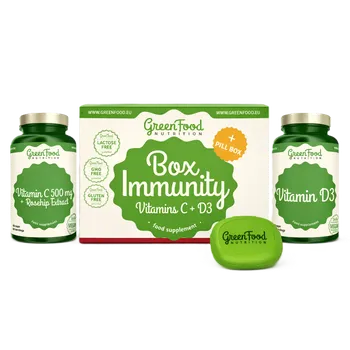 Zdraví GreenFood Nutrition Box Immunity + Pillbox - 1ks