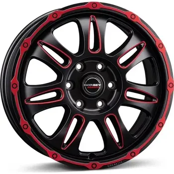 Alu kolo Alu kola Borbet CW8, 18x8 5x130 ET50, černá matná + červená