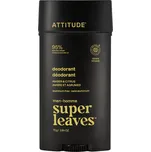 Attitude Pánský deodorant Super Leaves - Amber & Citrus (75 g)