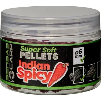 Sensas Pelety Super Soft Indian Spicy 60g - 6mm