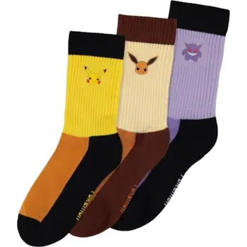 Pánské ponožky OEM Set 3 párů pánských ponožek Pokémon: Skupina