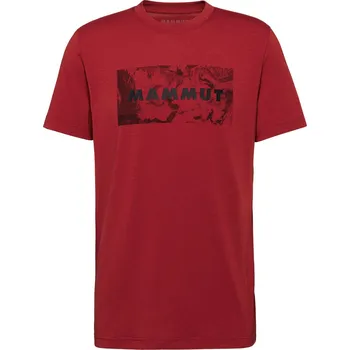 Pánské oblečení Mammut Mammut Trovat T-Shirt Men Logo Barva - Velikost: Červená - XXL