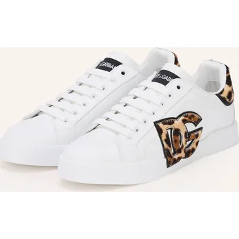 Dámské tenisky Dolce & Gabbana Tenisky, bílá / hnědá / černá