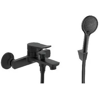 kielle Nefia - Vanová baterie s příslušenstvím EcoSpare, matná černá 10327SN104