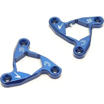 Hvězdicové ovládání předpětí pružin vidlice 4RACING GFS22 modrá pro HONDA CBR 600 RR