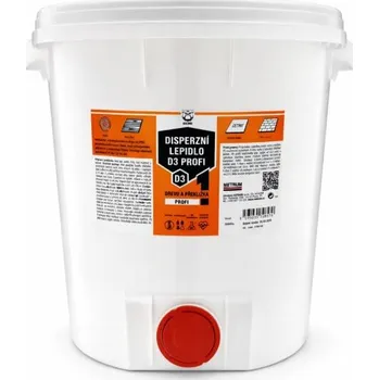 Průmyslové lepidlo Lepidlo disperzní D-3, PROFI, hobok s výpustí, 30kg, BULDOK