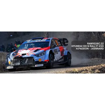 autíčko Hyundai i20 N Rally1 - Rallye Monte Carlo 2026 #20 Paddon - Kennard 1:43 IXO