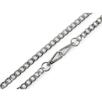 Řetízek Řetízek na kabelky a mobilní telefony s karabinou délka 114 cm