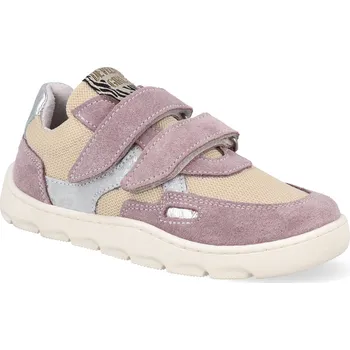 Barefoot dětské tenisky Develab - Low Cut Sneaker Purple fantasy růžové Velikost: 28