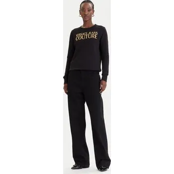 Pánské oblečení Versace Jeans Couture Mikina 80HAIT01 CF01T Černá Regular Fit XL