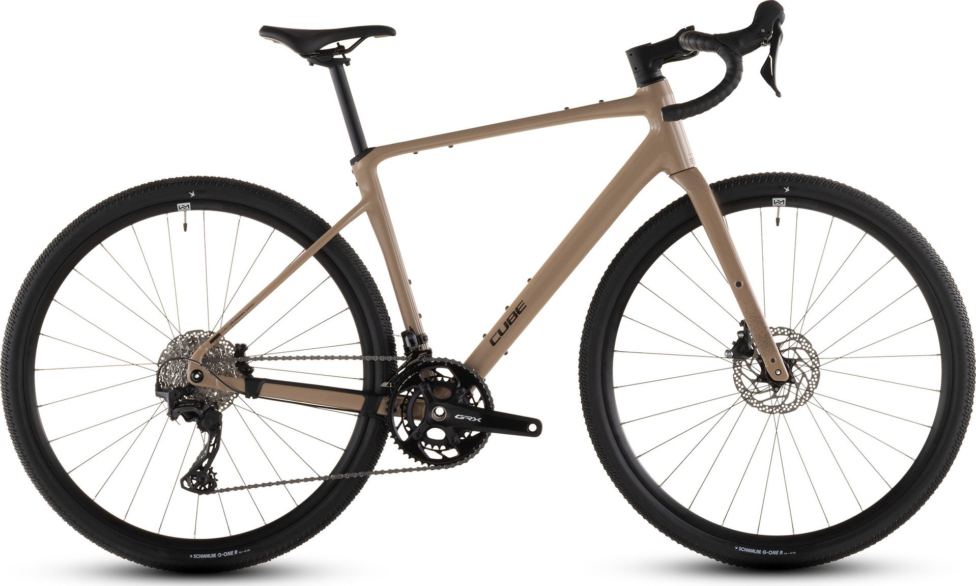Cube gravel NUROAD RACE cappuccino black - 58cm / L