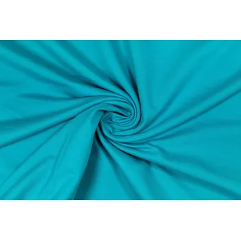 Bavlněný úplet tyrkysový II. jakost