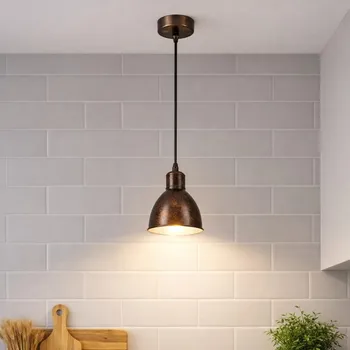 Brilagi - LED Lustr na lanku RIDDY 1xE27/60W/230V měděná/patina