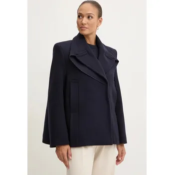 Dámský kabát Vlněný kabát Victoria Beckham 1424WCT005790A námořnická modř 59X, vel. 36