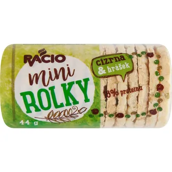 RACIO Mini rolky cizrna & hrášek (12 ks), cena za kus 13.9 Kč