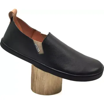 Dámská móda Barefoot kožené Slip on Pegres BF82 0.1 černé 40