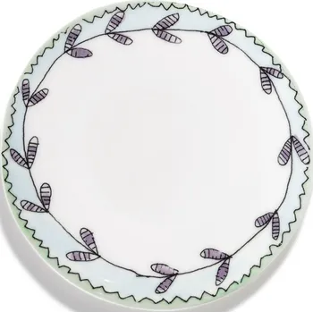 Talíř Serax, Talíře na chléb Midnight Flowers Blossom Milk, 11,5 cm, 2 ks - Formadore