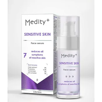 Pleťové sérum Nakup Zdrave Medity+ Serum pro citlivou pleť – dermokosmetické sérum pro ultra-reaktivní a hypersenzitivní pleť