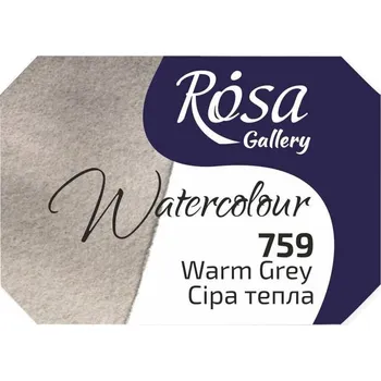 Výtvárné potřeby Rosa 343759 Akvarelová barva 759 Warm Grey 2,5 ml 1 ks