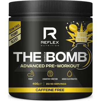 Anabolizér Reflex The Muscle Bomb Caffeine Free 400g Příchuť: Citron