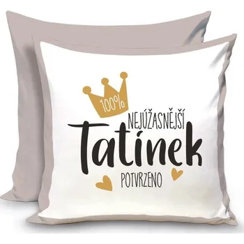 Polštář Nekupto Dárkový polštář Nejúžasnější tatínek Den otců